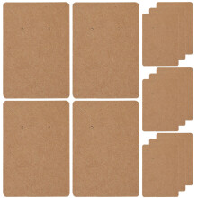 100St Oorbel Display Kaarten Lichtbruin Duurzaam Kraftpapier