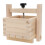 Mlins Presseform Fleischkuchen 22x21cm Gelb 1