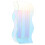 Transparente Wellenvase, Blumendeko Für 4