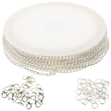 Eisen Kette Armband Kit Halskette Kette Karabiner Für