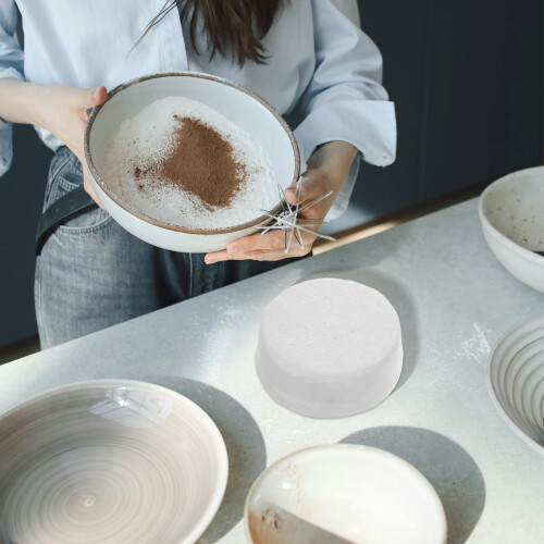 ronde schuimtaartmodellen set van 4, polystyreen, wit, voor feesten 2