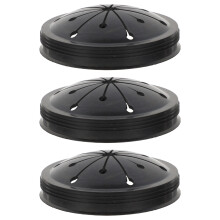 3-teiliges Ablaufsieb mit Spritzschutz, abnehmbarer Stopper