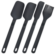 1 Set Antihaft Silikon Spatel Bestecker Gebäckpinsel