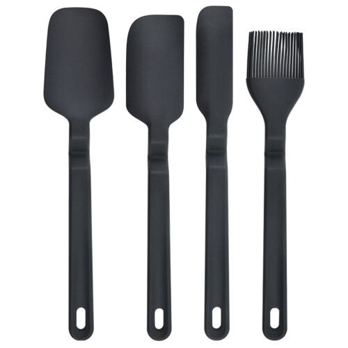 1 Set Antihaft Silikon Spatel Bestecker Gebäckpinsel 1