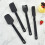 1 Set Antihaft Silikon Spatel Bestecker Gebäckpinsel 11