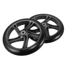 2 stuks 8 inch (200 mm) PU rolstoelwielen, antislip