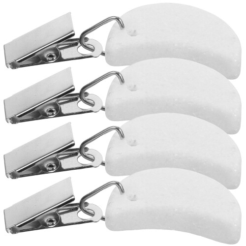 4Stk Tischdeckenbeschwerer Mit Stein Und Metallclip