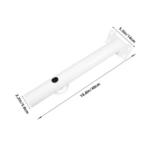 Light Pole Mount Solarleuchte Mit Verlängerungspfosten Für Außen 2