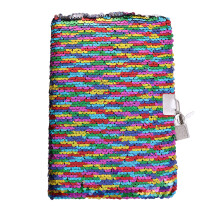 pet-sequins notizbuch mit schloss, planer, memo-block,