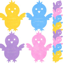 8 Besteckhüllen Huhn Ostern Silberware Essbestecktaschen