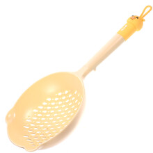 Fry Oil Mesh Strainer, Runder Sieblöffel, Küchen-Pasta-