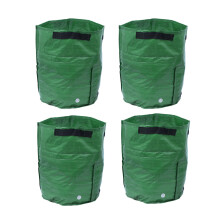 4Stk Kartoffel Anbau Sack Mit Und Für Gemüse (Grün)
