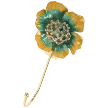 Vintage Blumenförmiger Wandhaken Für Kleidung Handtücher Und Schlüssel