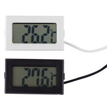 2Stk Mini Digitales Thermometer Für Kühlschrank Aquarium Wasserdicht