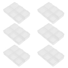 6 Pillendosen Mit Fächern Und Blindenschrift