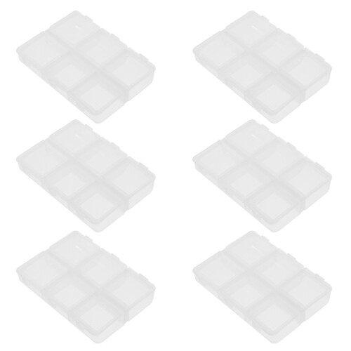 6 Pillendosen Mit Fächern Und Blindenschrift