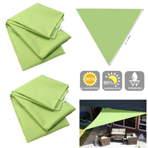 Triangle Sonnenschutzsegel UV- 3,6 M Grün 1