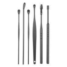 2 sets ohrenreinigungspickel mit schwämmen zur waxentfernung