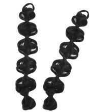 2Stk Braid Pferdeschwanz Haarverlängerung Mit Haargummi Synthetisch