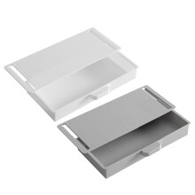 2 selbstklebende einlegefächer ohne bohren, aufbewahrungsboxen