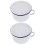 2Stk Schalen Retro Emaille Mit Deckeln 5