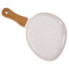 Keramikplatte Mit Griff Crepeservierplatte Speiseteller Backplatte