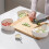 4Stk Prep Fleischplatte Japanische Art Gemüse Servierplatte 3