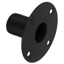 1Stk Schwarzer Metall Lautsprecherhalter Stabile Eisen Basis