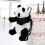 1pc Rucksack Panda Plüsch Stofftier 10