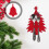 8Stück Weihnachtsbaum Besteckhalter Silberwarenhalter Xmas 6