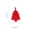 8Stück Weihnachtsbaum Besteckhalter Silberwarenhalter Xmas 2