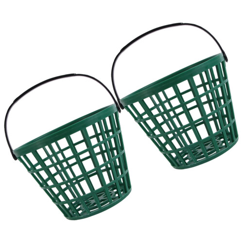 2pcs Outdoor Golf Ball Storage Container Plastik