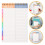 Daily Task Recording Notepad 50 A5 Planungsliste 10
