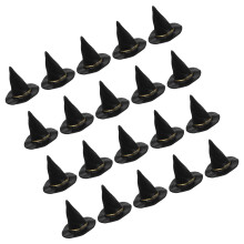 20 mini halloween hexenhüte schwarz für diy