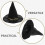 20 mini halloween hexenhüte schwarz für diy 8