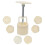 Raindrops Stempel Selbermachen Form Mondkuchen Blumenmuster 7