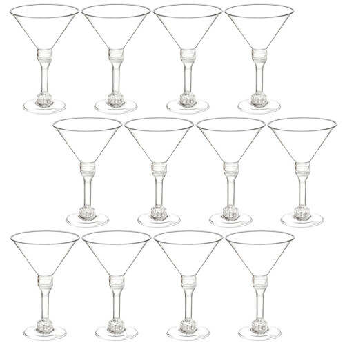 Transparente Kunststoff Weingläser 15 2