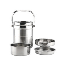 lunchbox aus doppelwandigem , 2,8 l, silber