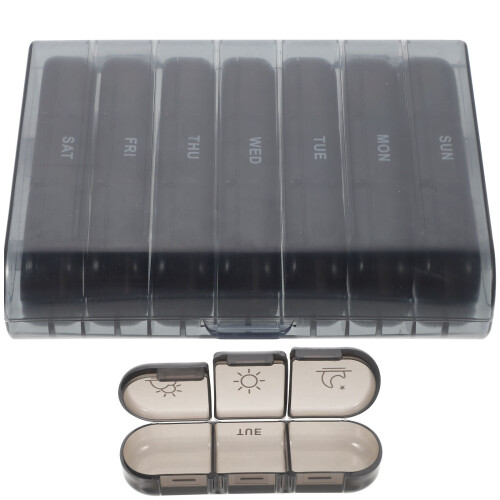Box Pillendispenser Kunststoff Koffer 1