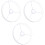 3 Sets Eisen Lampenschirm Halter Ring Ersatzteile 5