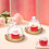 holz dessert cupcake servierplatte mit glasdeckel 11
