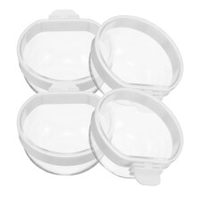 4 transparente futter- und wasserschalen für und kleintiere