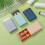 4 pillendosen, einfache pillenboxen, sortierte farben 6