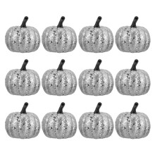 60St Künstliche Glitzer Kürbisse Herbst