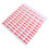 500 Rote Aufkleber Transparente Richtungs 1