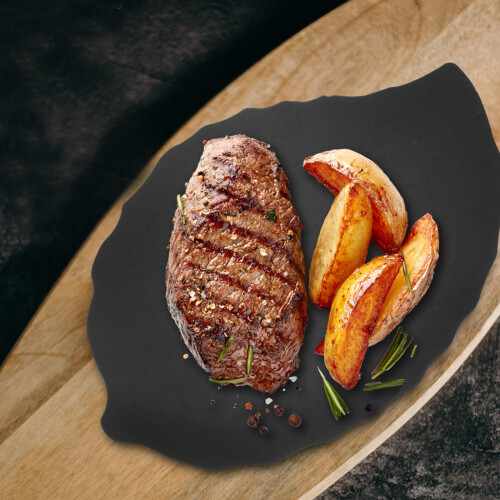 Natural Plate Für Restaurant Steak Sushi Display 2