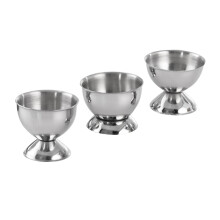 3Stk Metall Eierbecher Edelstahl Dampfgarer Eierhalter Küche