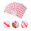 500 Rote Aufkleber Transparente Richtungs 5