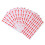 500 Rote Aufkleber Transparente Richtungs 3