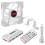 1 set pc-computer ultraschweigsamer led-ventilator mit kühlkörper 6
